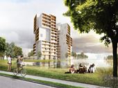 Det nye landemærke er desuden Odenses højeste bygning. Arkitekt er C.F. Møller.
