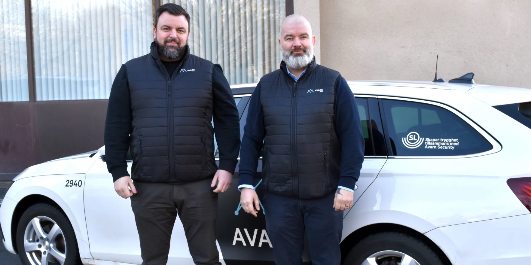 Från vänster: Mikael Boström, driftchef i uppdraget och Patrik Ahlforn, avdelningschef.