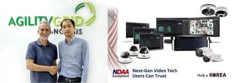 (left) Ahmed Mehdaoui, General Manager of Agility Grid and (right) Dennis Choi, General Manager, IDIS MEA