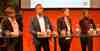 Björn Callenfors, Leif Svensson, Tove Fors och Susanne Kaevergaard debatterade igår på Säkerhetsbranschens scen. 