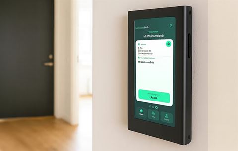 Welcomebob har utvecklat en trådlös plug-and-play-lösning som gör det möjligt att se, prata med och öppna dörren för besökare direkt från mobiltelefonen. Welcomebob har utvecklat en trådlös plug-and-play-lösning som gör det möjligt att se, prata med och öppna dörren för besökare direkt från mobiltelefonen.