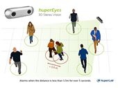 The solution can be used to give an alarm when it detects people with a distance of less than 1.5M between each other for over 5 seconds