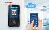 Visitors use their personal mobile phone with the app running to scan a code to unlock the door.